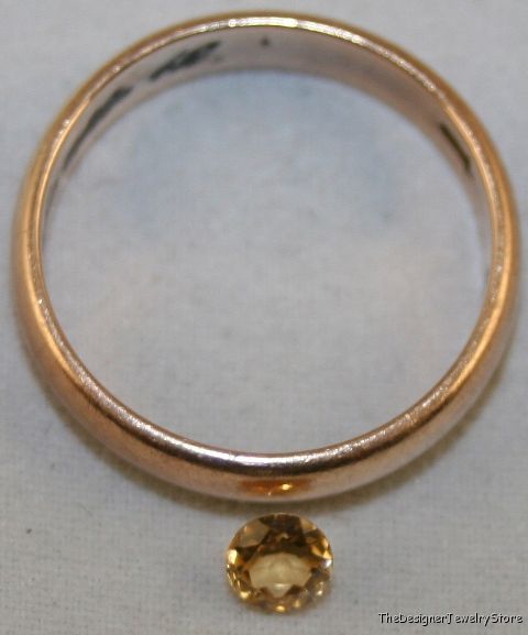 Natural Andradite yellow Garnet 4mm round 0.3ct ga10