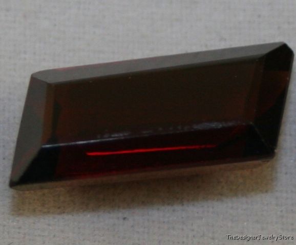 Natural Almandine Garnet 7x17 fancy cut 6.6ct gem ga13