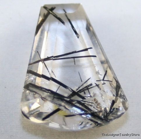 Natural Tourmalined Quartz 16x22 faceted gem 16.2ct qu7