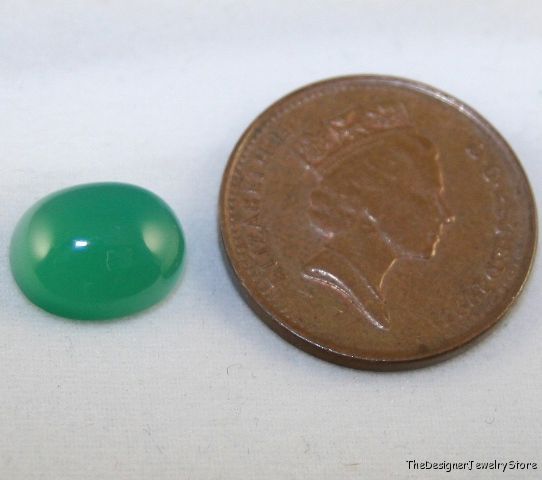 Natural Prasiolite Quartz 9x11 oval cabochon 3.4ct qu8
