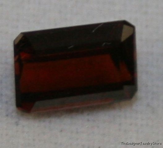 Natural Almandine Pyrope Garnet 4x6 baguette 0.7ct ga15