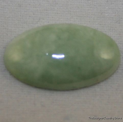 Natural green Jadeite Jade 9x16 cabochon 4.6ct gem ja17