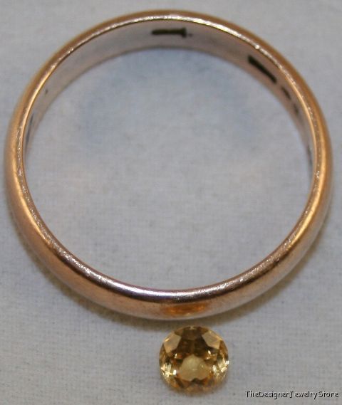 Natural Andradite yellow Garnet 4mm round 0.25ct ga16