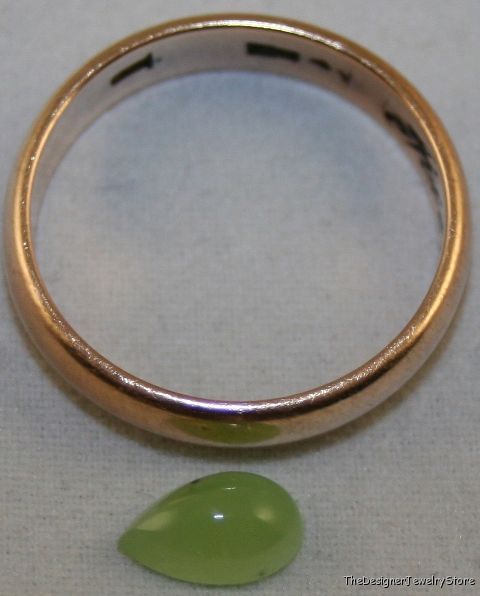 Siberian green Jadeite Jade 5x8 cabochon 0.8ct gem ja18