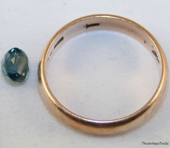 Natural blue Tourmaline gem 5mm faceted round 0.7ct tu9