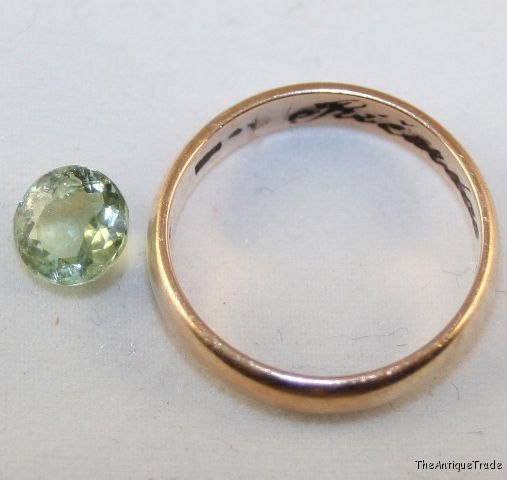 Natural green Tourmaline 7mm faceted round 1.3ct tu11