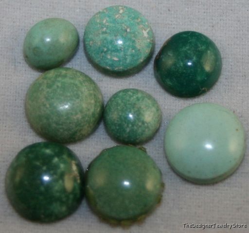 Natural Arizona Turquoise gem 8 freeform cabochons tq8