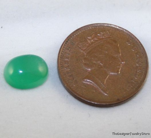 Natural Prasiolite Quartz 8x10 oval cabochon 2.3ct qu15