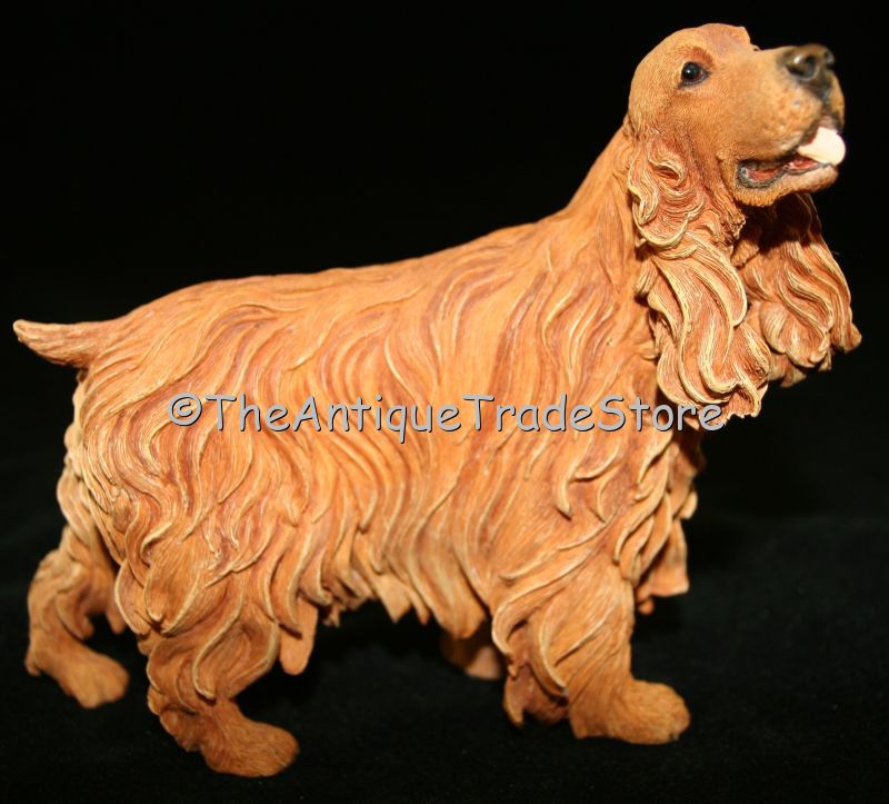 Vintage British Country Artis cast ceramic Dog figurine
