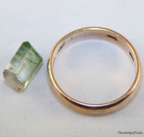 Natural green Tourmaline 6x10 faceted octagon 3ct tu17