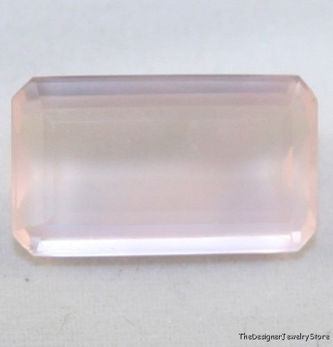 Natural Rose Quartz 10x17 octagon faceted gem 8ct qu20