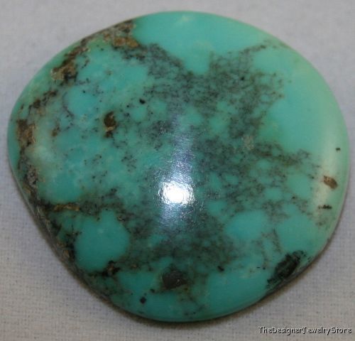Natural Arizona Turquoise 25x27 freeform cabochon tq17