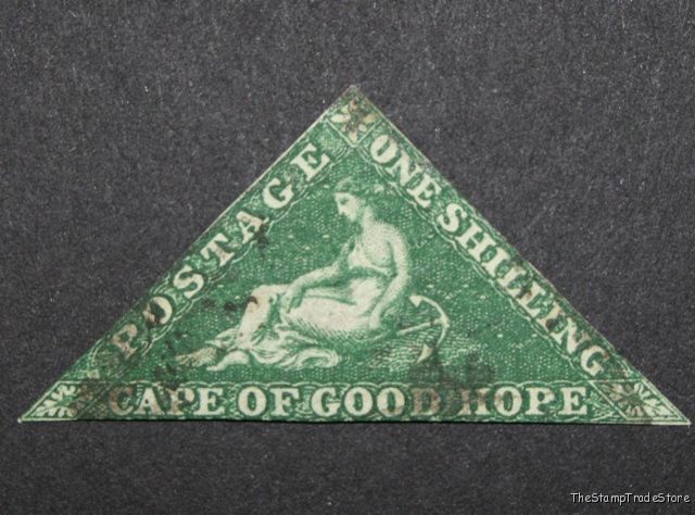 Cape of Good Hope the first triangular stamps