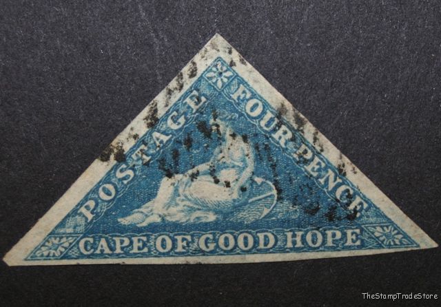 Cape of Good Hope Triangular Stamp 4d. 1853