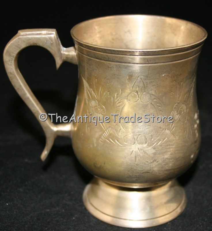 Vintage British silver plated the beer Tankard mug