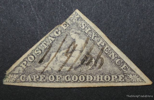 Cape of Good Hope the first triangular stamps