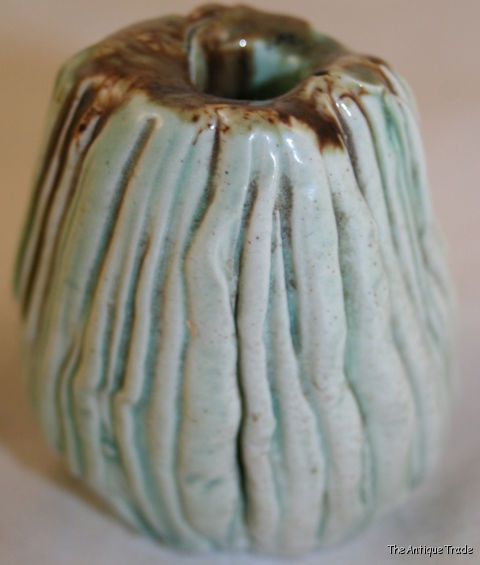 Vintage British ceramics hand shaped Inkwell