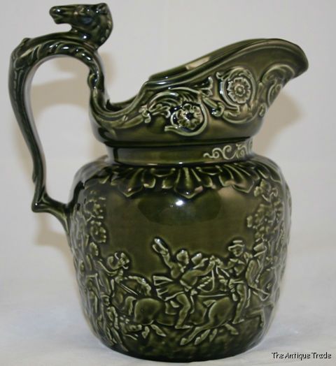 Superb vintage Brish Wood Pottery jug