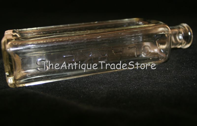 Antique British glass Medicine Blood mixture bottle