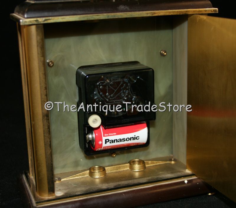 Vintage British Metamec carriage clock battery operated