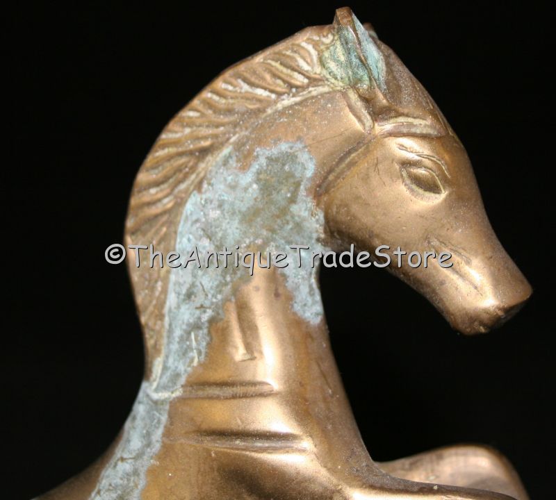 Vintage hot cast brass Horse figurine ornament
