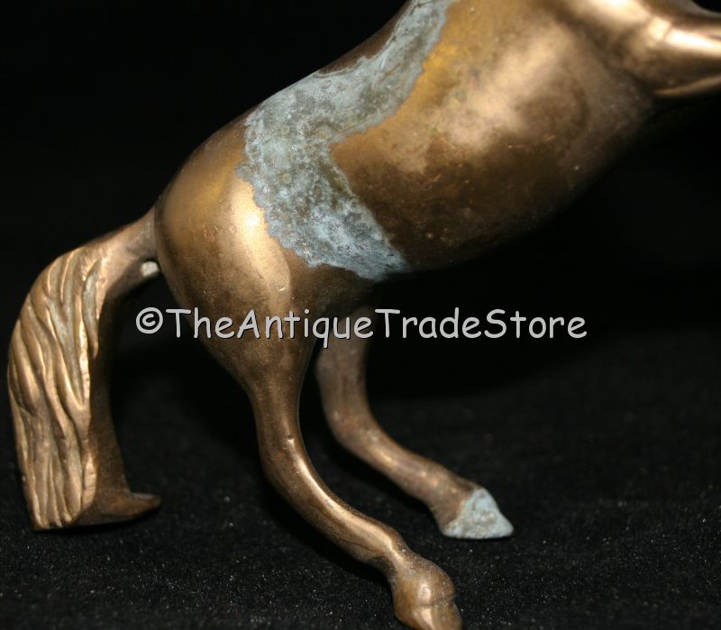 Vintage hot cast brass Horse figurine ornament
