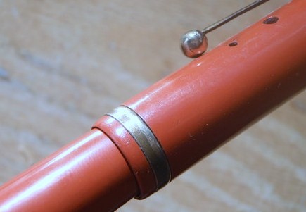 1916 Parker Duofold Lucky Curve Fountain Pen Orange 1916 Parker Duofold Lucky Curve Fountain Pen Orange