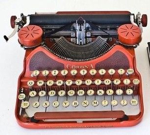 1924 Red corona Typewriter