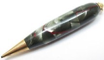 1930s Sheaffer's Mechanical Golfer Pencil Grey-Red 1930s Sheaffer's Mechanical Golfer Pencil Grey-Red