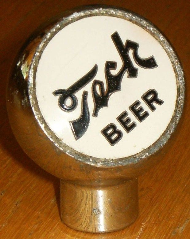 1930s Tech Beer Chrome Ball Tap Knob from Pennsylvania