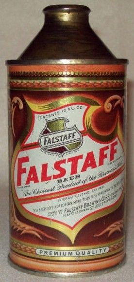 1935 Fallstaff First Cone Top Beer CAn