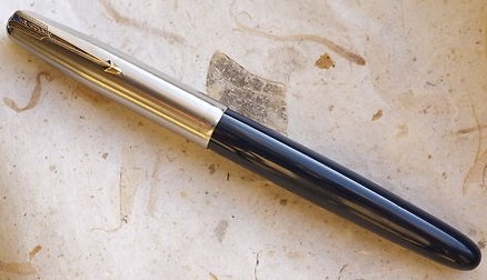 1940s Parker 51 Blue Diamond Vacumatic Fountain Pen