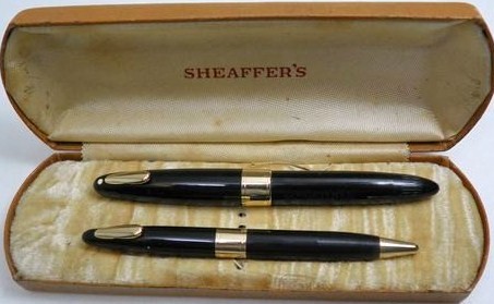 1940's Sheaffer Tuckaway Fountain Pen/Pencil set 14K Gold Nib 1940's Sheaffer Tuckaway Fountain Pen/Pencil set 14K Gold Nib