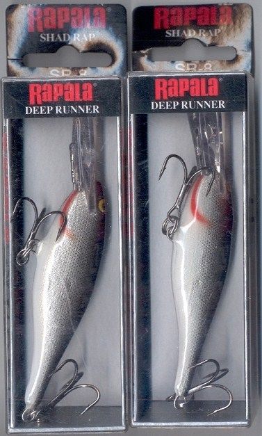 two Rapala SR-8 Lures/Silver
