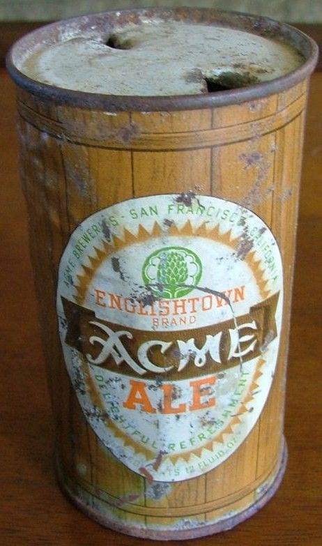 Acme Ale Beer Can Flat Top Beer Can San Francisco, CA