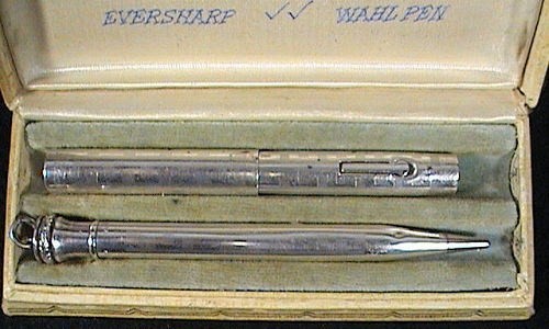 Antique Wahl Pen/Pencil Set Sterling Silver w/Original box Antique Wahl Pen/Pencil Set Sterling Silver w/Original box