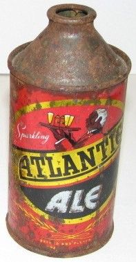 Antique Atlantic Ale Cone Top Beer Can