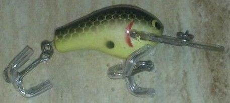 Bagley's Diving Honey B DHB-09 all Brass Balsa Wood Crankbait