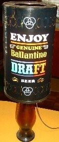 Ballantine Beer Bar Lamp With Moving Colors