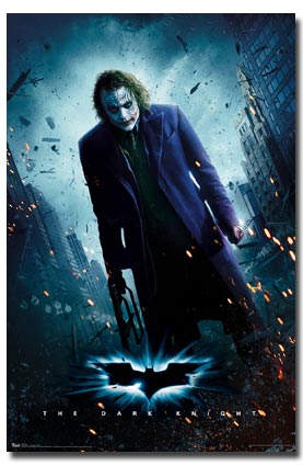 Batman Dark Knight Joker Heather Poster
