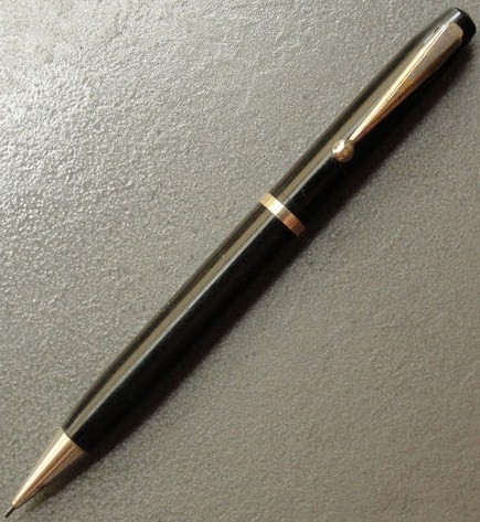 Black/Gold Eversharp Wahl Oxford Mechanical Pencil 1.1mm lead writes Black/Gold Eversharp Wahl Oxford Mechanical Pencil 1.1mm lead writes