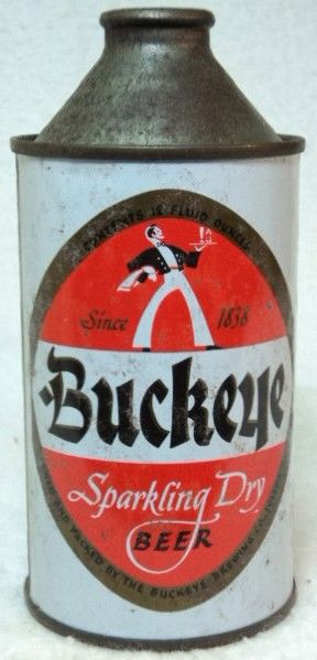Buckeye Cone Top Beer Can Toledo, OH