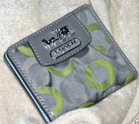COACH Madison OP Art Graphite color sm wallet