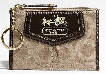 Coach Madison OP Art Mini Skinny Brown 43252