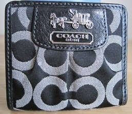 Coach Madison OP Art Pleated Small Wallet