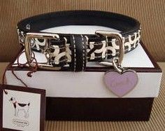 Coach OP Art Signature Small Dog Collar Black