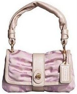 Coach Rose Parker OP Art Small Flap Purse width=
