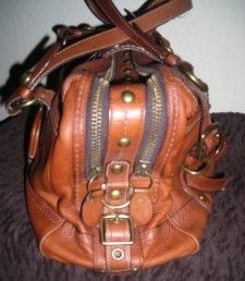 Coach Vachetta Whiskey Lily Side View