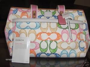 Coach Lg Scribble Tote
