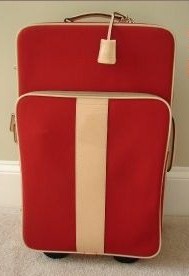 Coach Luggage on Roller Wheels Redp